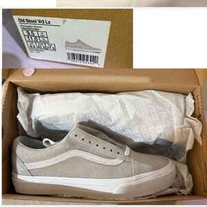 Vans Old Skool VR3 LX in oatmeal men’s 9.5 NWT